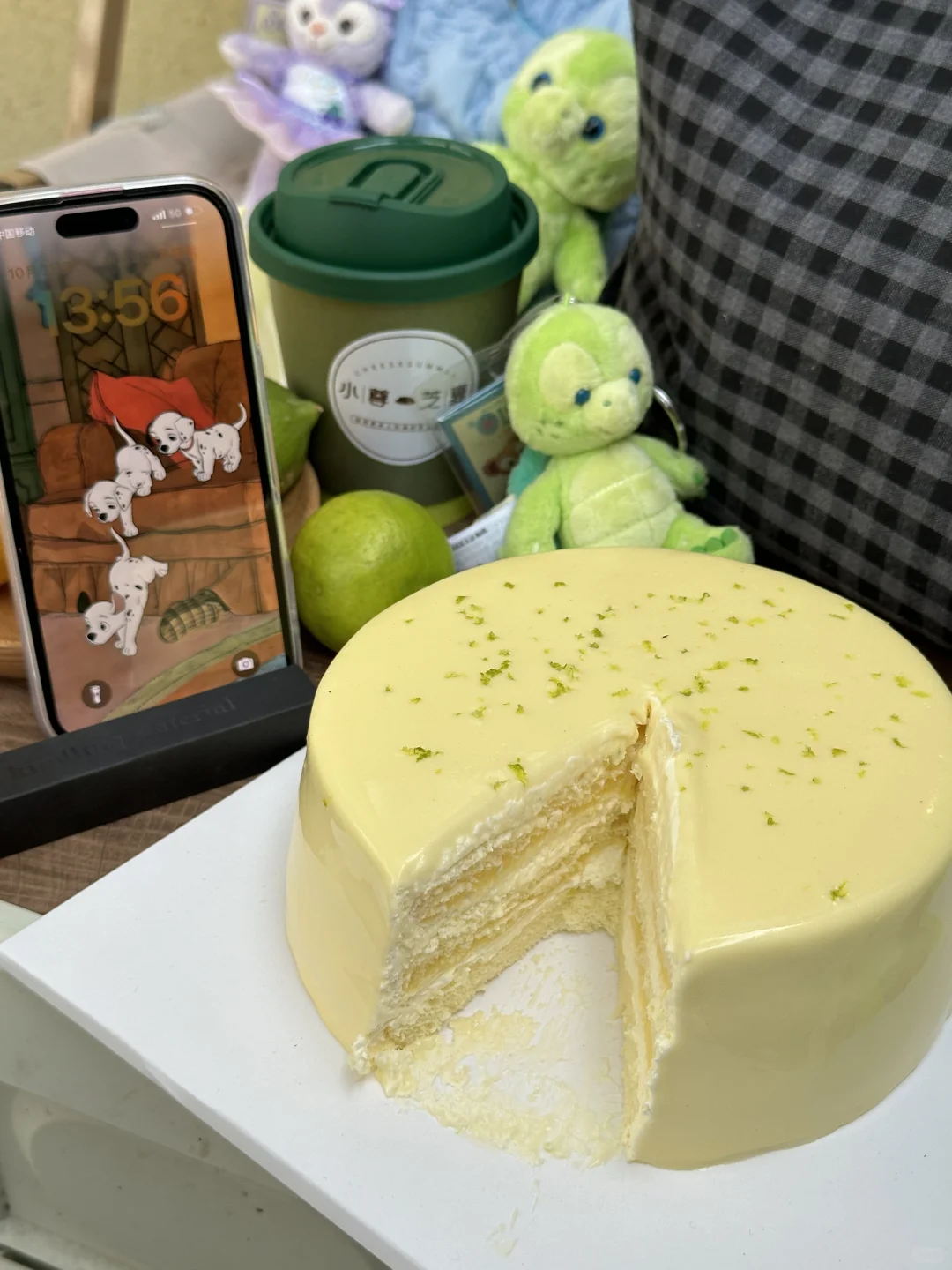沈阳新出的！！上海同款柠檬蛋糕🍋好高级啊..