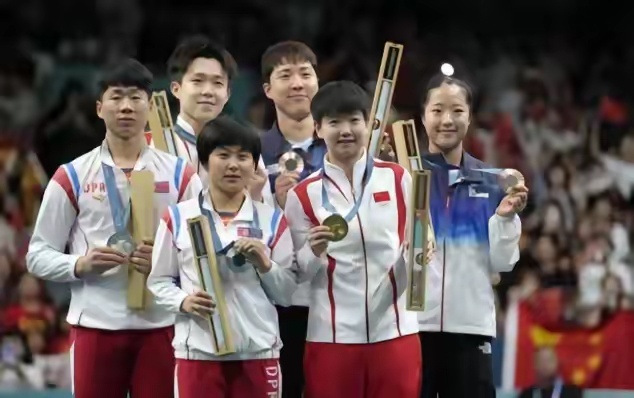 #孙颖莎哭了#中国奥运悲喜夜！莎头混双夺冠，射击队再拿1银，覃海洋爆冷出局北京时
