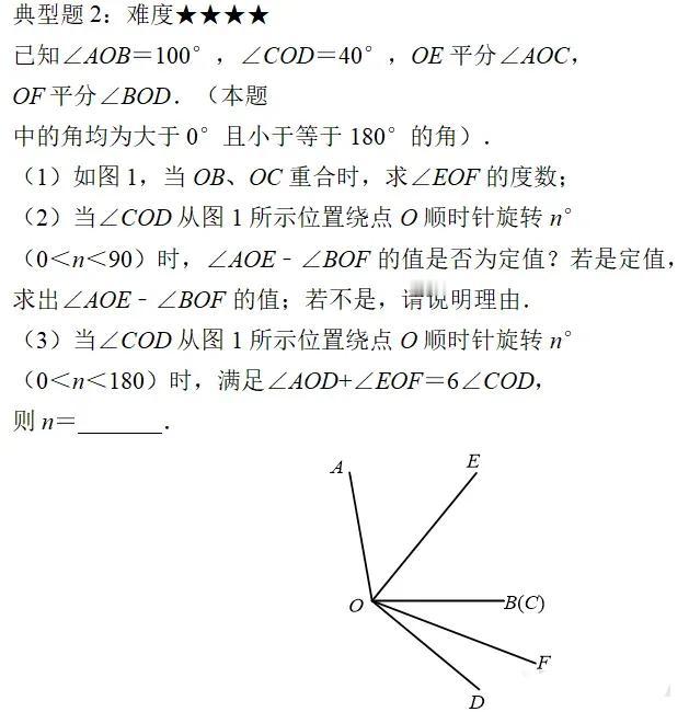 初中数学题型汇总130——动角问题（二）