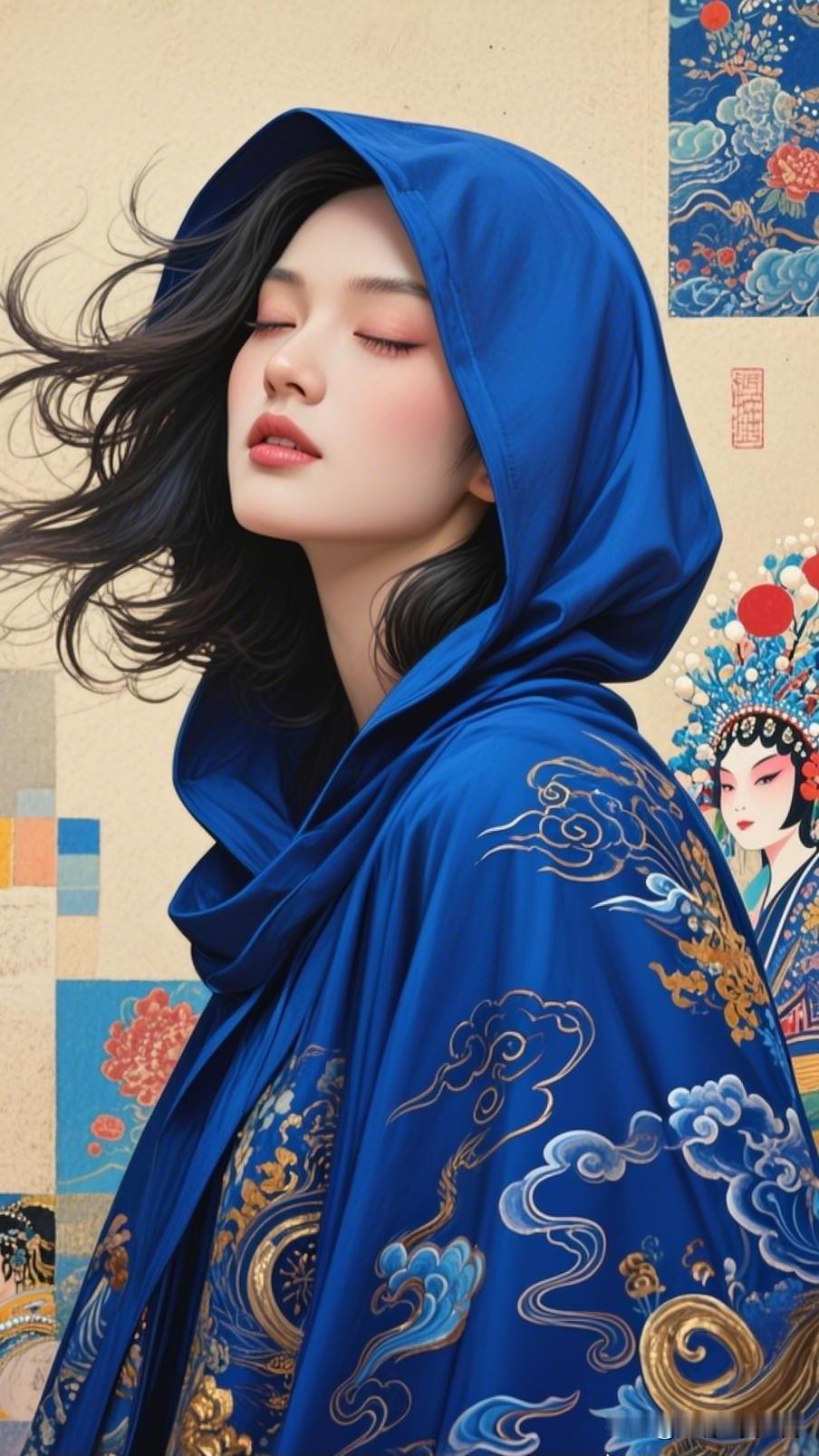 穿越时空的蓝衣美人，古典与现代的完美融合。有哪些日常又气质的穿搭推荐