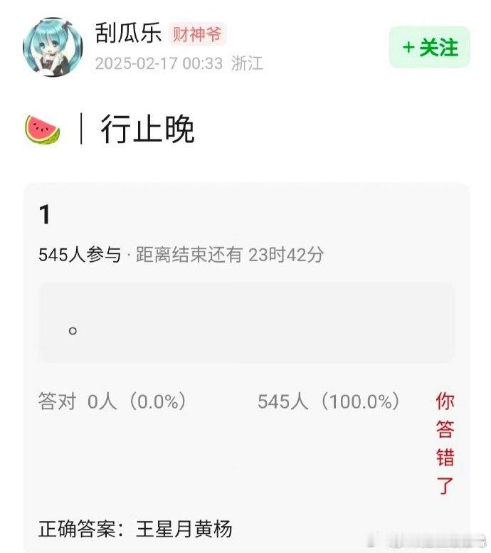 🍉《行止晚》 王星越，黄杨钿甜，有期待的吗 