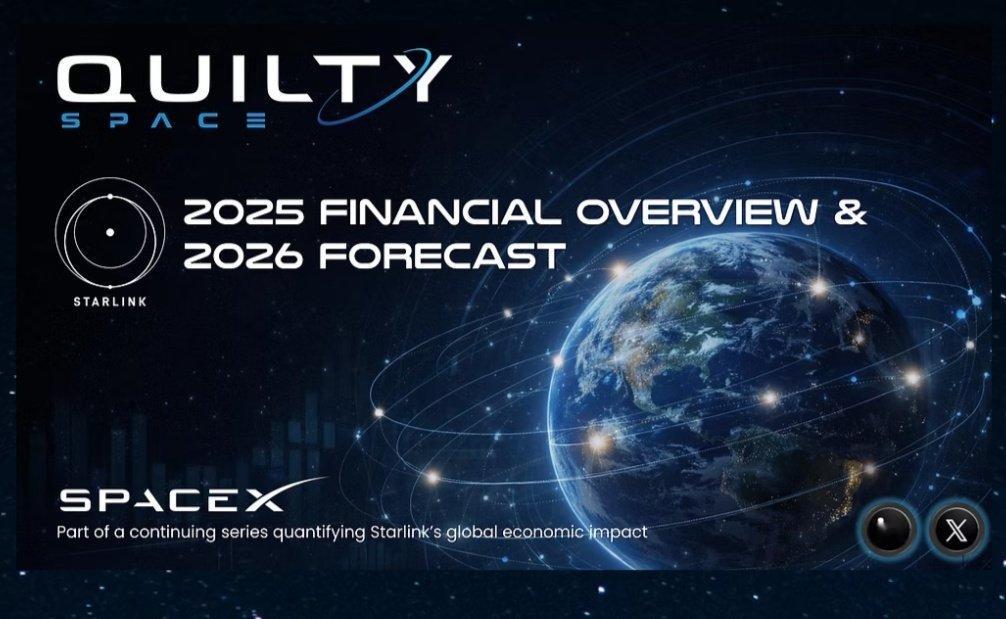 行业知名咨询公司Quilty Space发布的《SpaceX 2025年财务概况