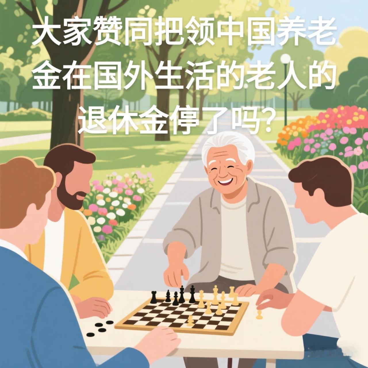 大家赞同把领中国养老金在国外生活的老人的退休金停了吗？