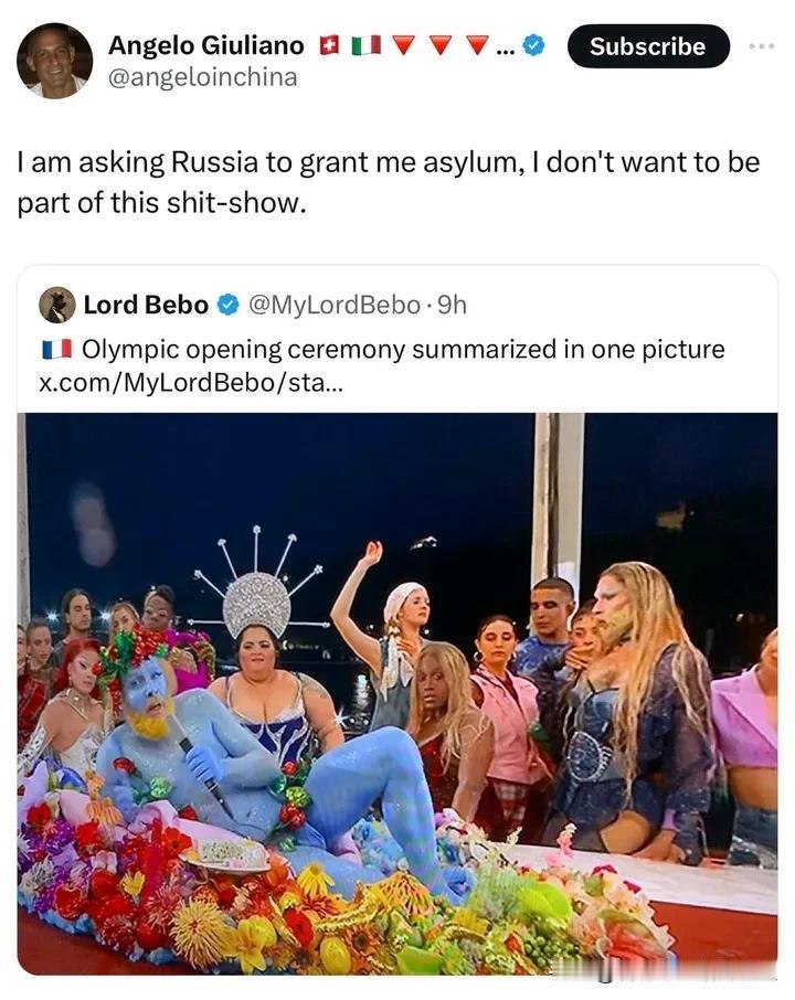 🔺意大利记者安杰洛·朱利亚诺:我要求俄罗斯为我提供庇护,我不想成为这个狗屎节目