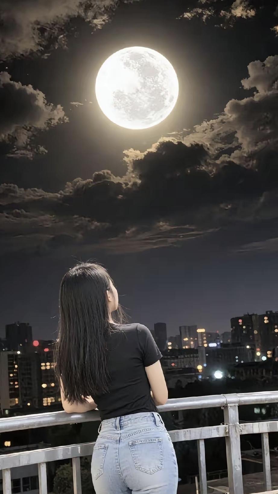 中秋的月色漫遍山河，温柔又静谧。
才忽然懂得：月亮是夜的邮差，把游子的思念悄悄寄