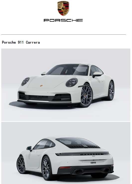 911 Carrera｜保时捷的神级颜值
哑灰外观+深夜蓝深蓝色内饰
路上十台9