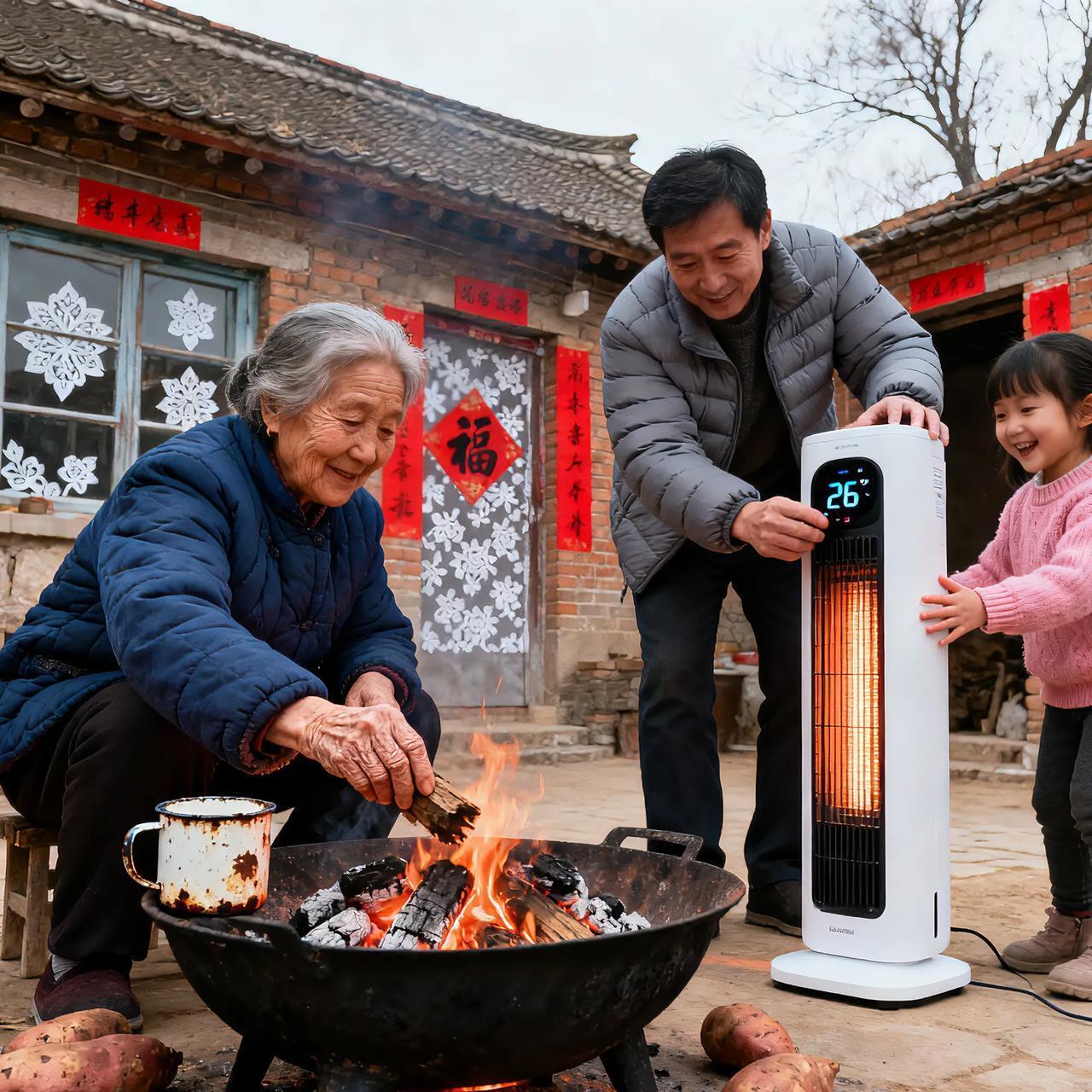谁懂河北农村的冬天？取暖从火盆到新设备，暖的不只是身子！
 
家人们，河北农村的