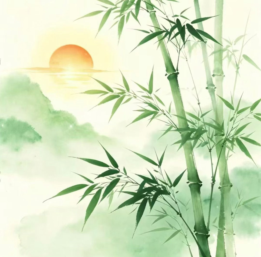 学八字[超话]  喜木火的可以用这种做头像​竹子：竹属木，主生长、向上，象征坚韧
