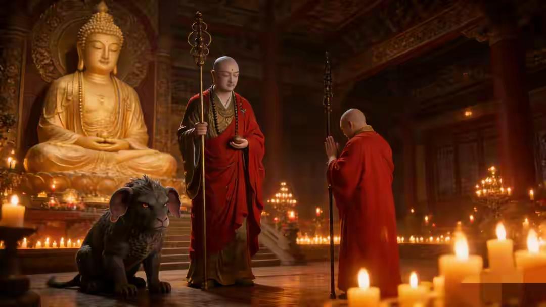 六耳猕猴殒命金箍棒，地藏灵山质问如来，谛听不敢说的名字藏秘密
 
第一章 夤夜渡