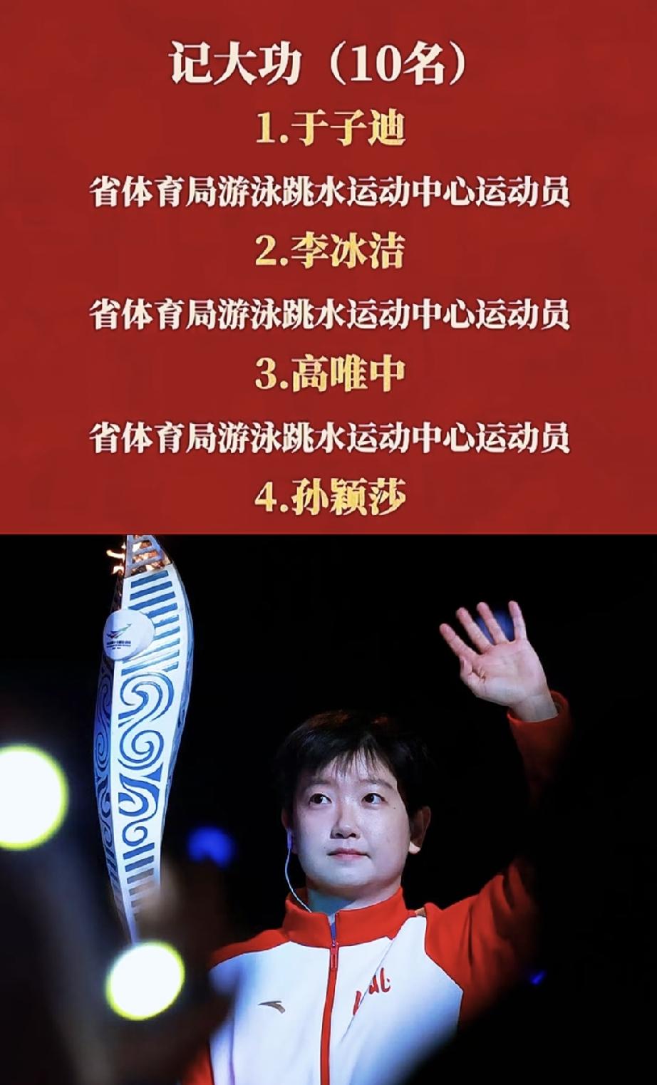 孙颖莎记大功！
孙颖莎好棒，实至名归
按照《河北省运动员教练员奖励实施细则》规定