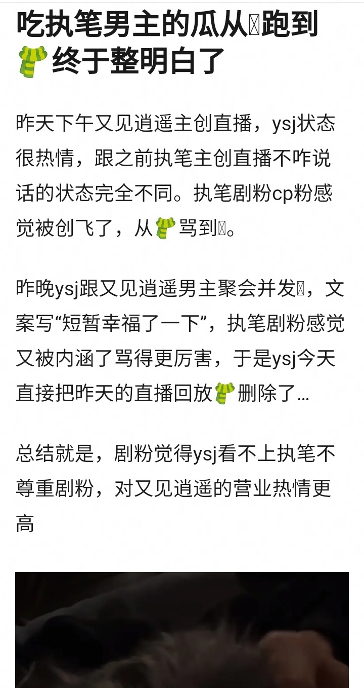 叶盛佳因为营业《又见逍遥》和《执笔》区别对待被骂了，以他的年纪和演技，不卖cp怕