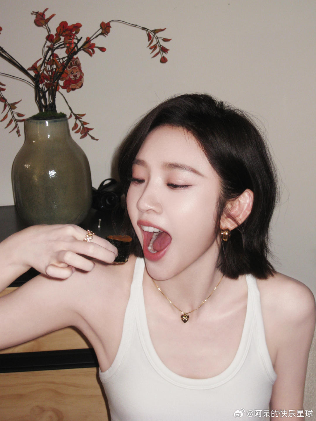 张若昀给唐艺昕做的爱心便当张若昀给唐艺昕做的爱心便当，这也太让人羡慕了吧，被人放