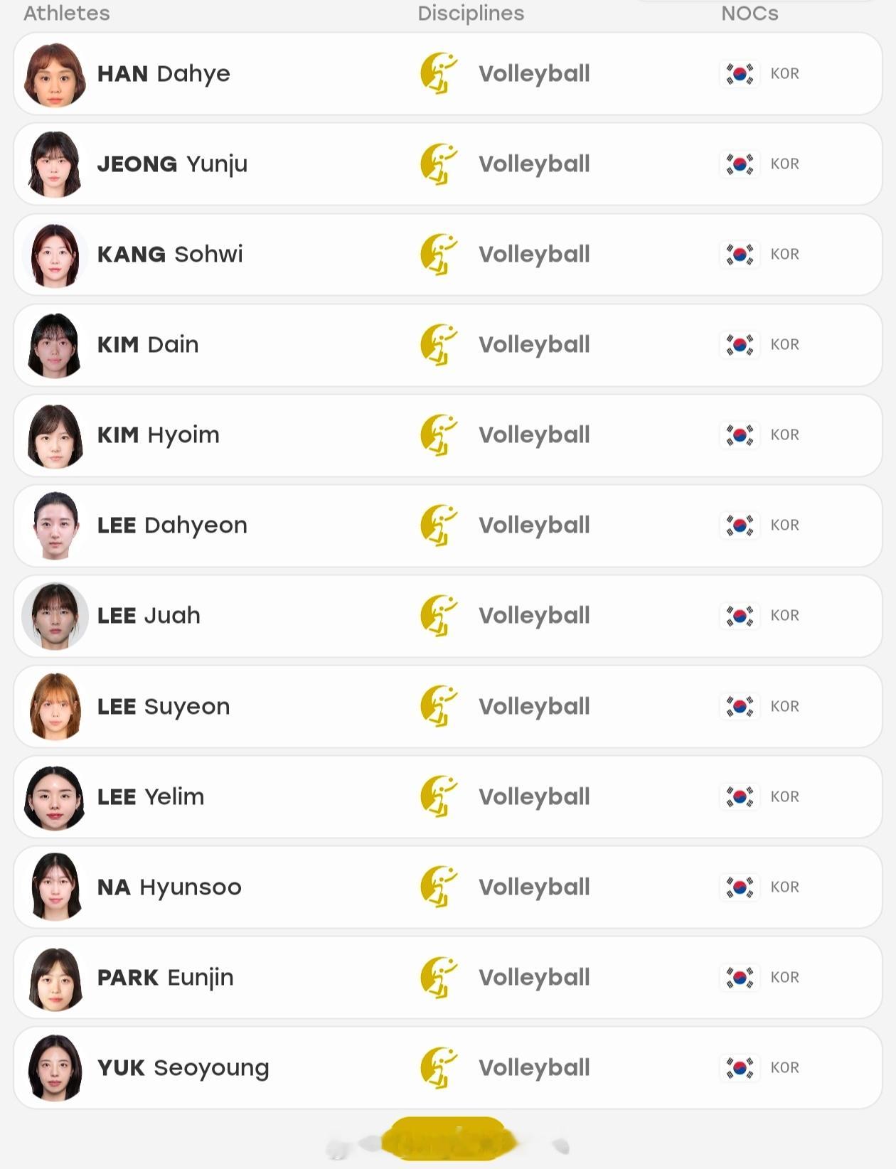 【韩国今天官宣的亚运名单跟现在亚运官网名单就不一致，再次证明可以换名单】亚运会官