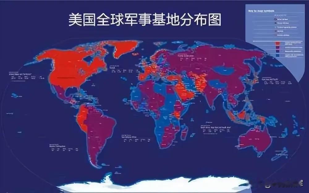 海外军事基地最多的六个国家
 
1. 美国，140多个国家和地区，374处正式驻
