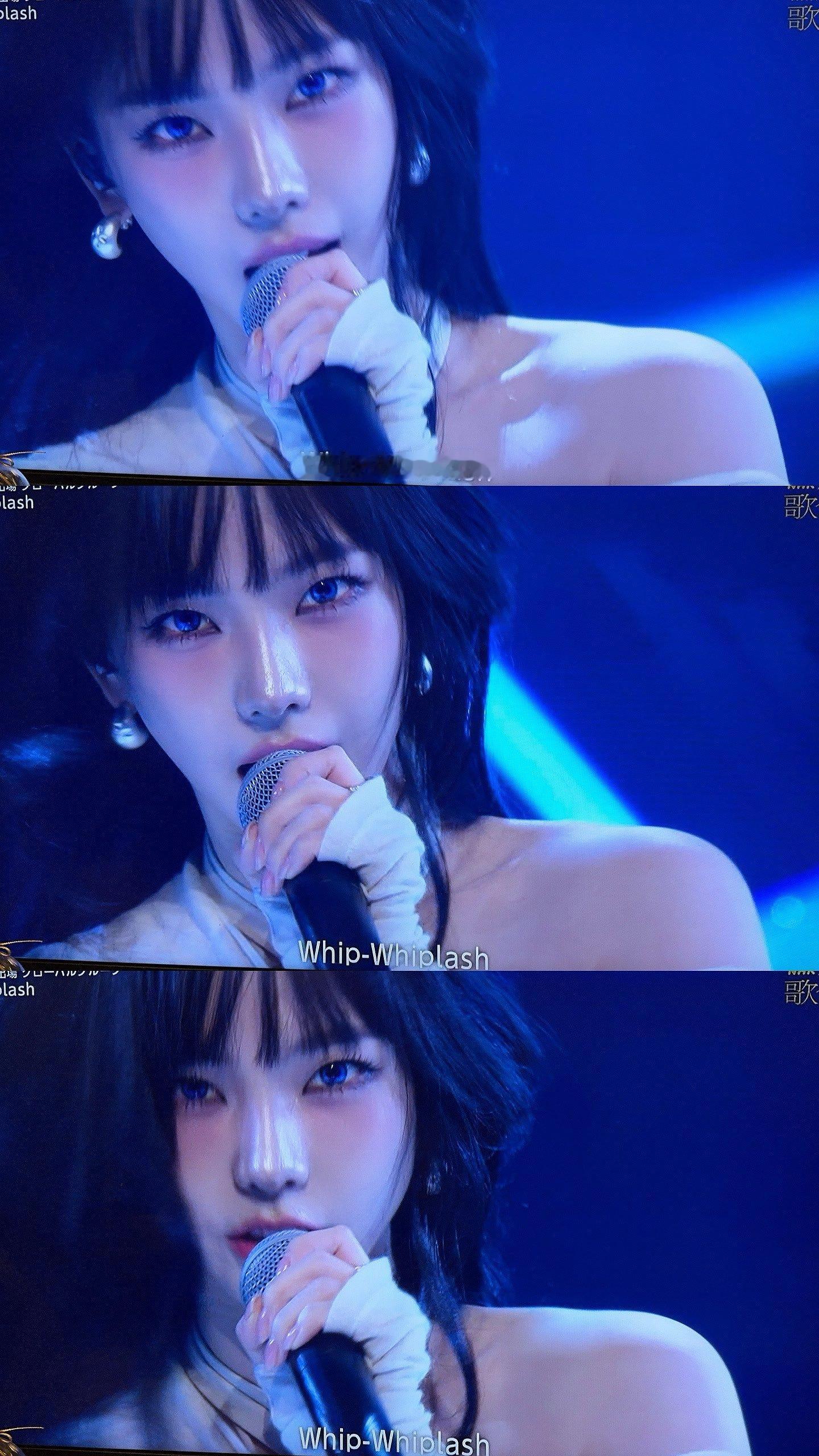 实时红白歌会上绝美的Karina镜头 