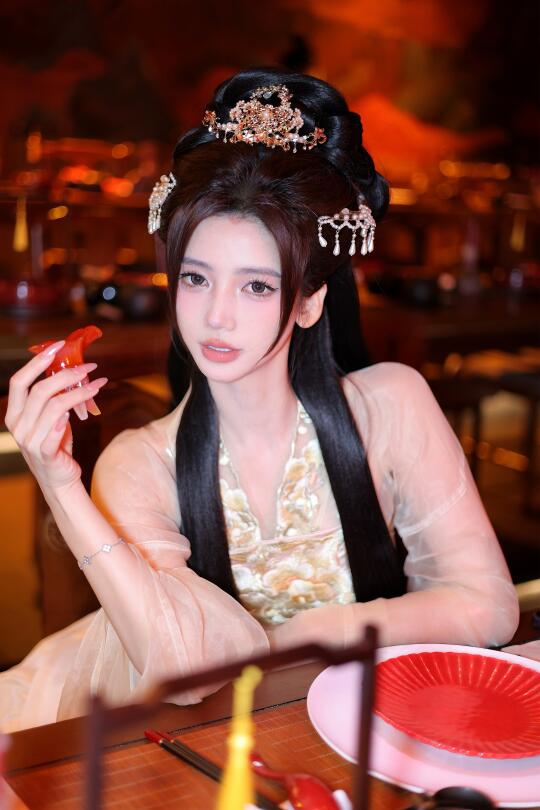 体验了一把古代公主的晚宴