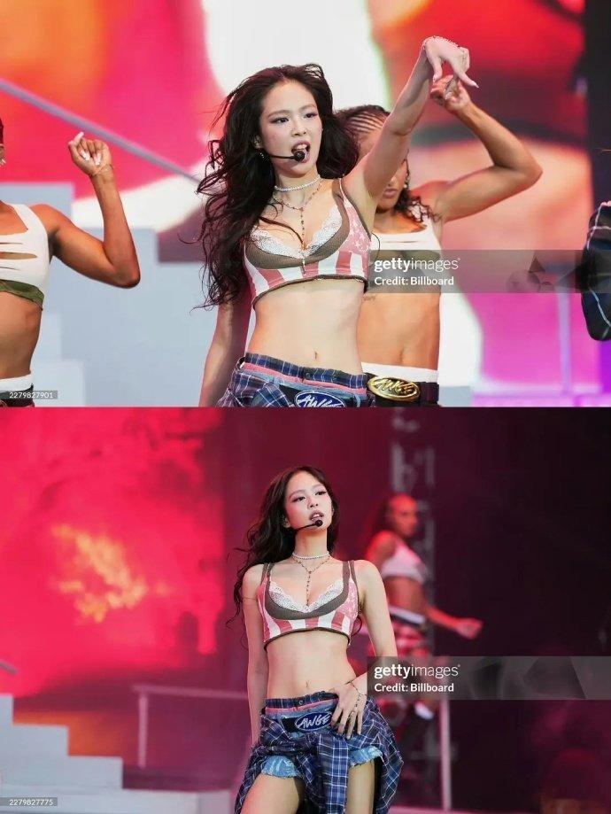 Jennie一上舞台就是女王 Jennie音乐节G社生图，完全是站姐来的吧！ J