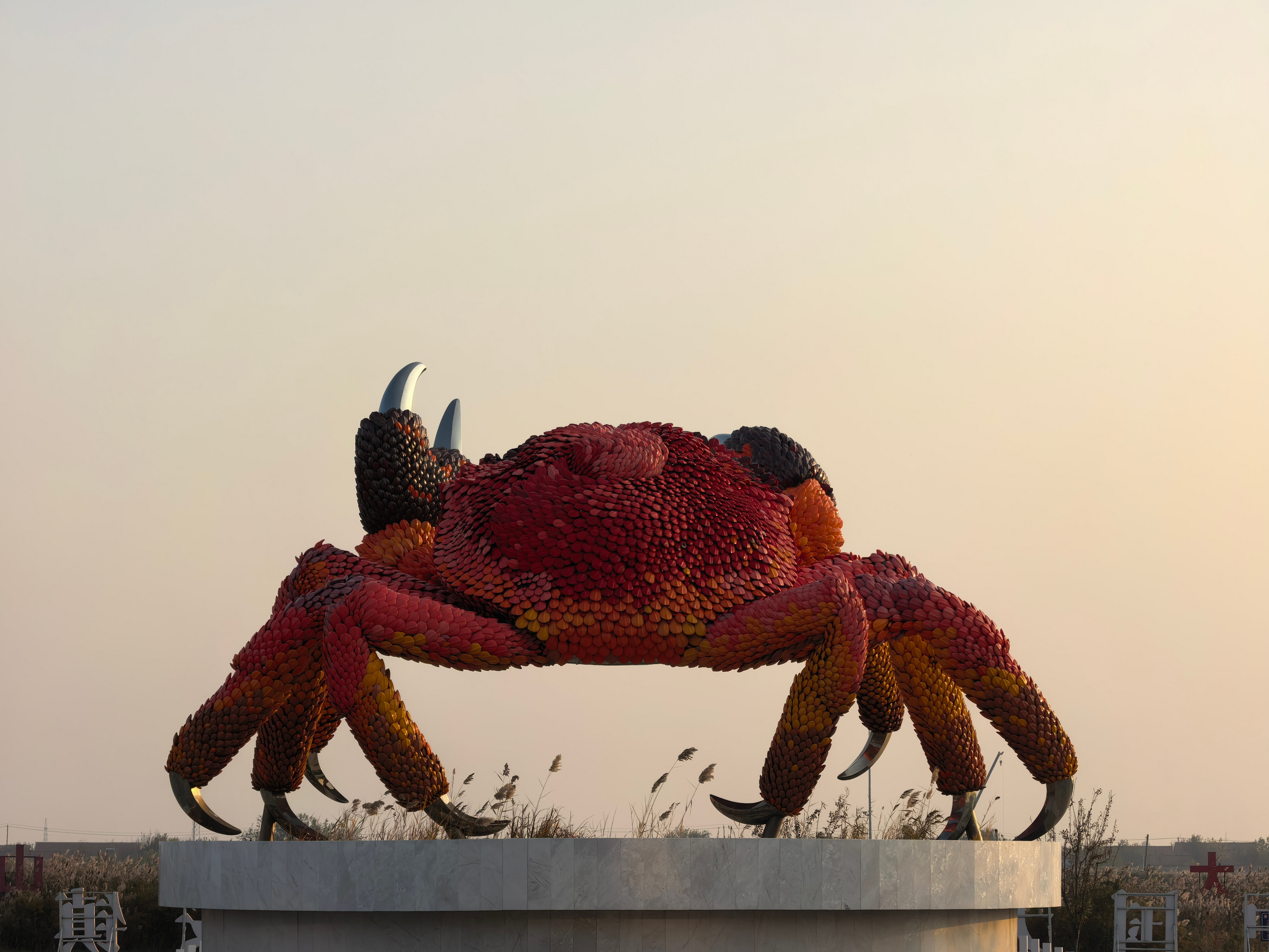 今天参观黄河口大闸蟹产业园，这里地处黄河入海口，凭借独特的自然环境，养出的大闸蟹