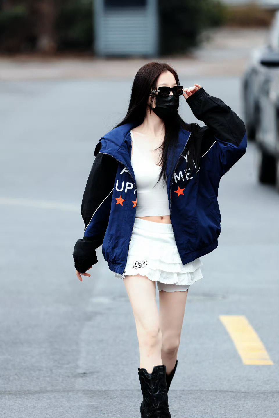 斯哈斯哈🥵不看书欣那里挑战开始❤️🔥虞书欣甜酷机车风造型