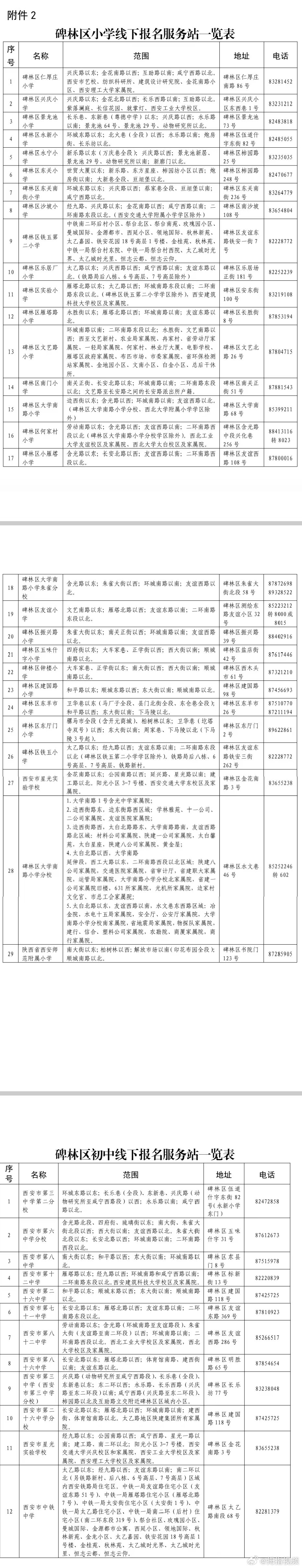 【西安公布2026学区划分方案】西安多区县公布2026学区划分方案 6月5日，陕