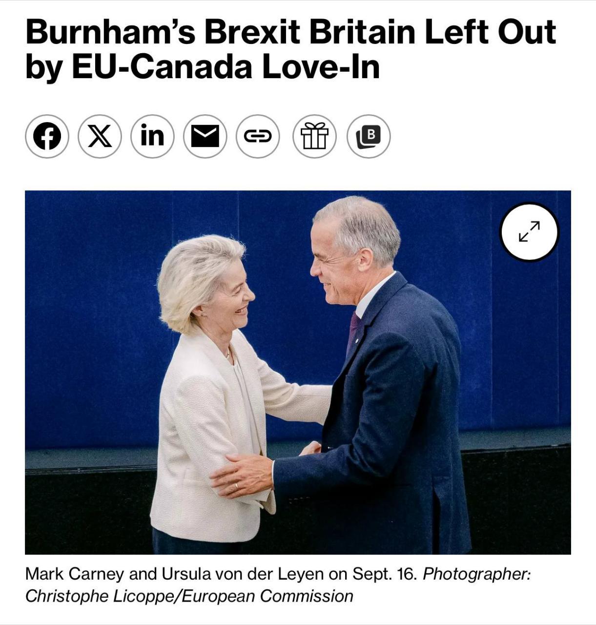 英国首相安迪·伯纳姆对英国与欧盟关系实现重大改善的希望，在欧洲委员会主席乌尔苏拉