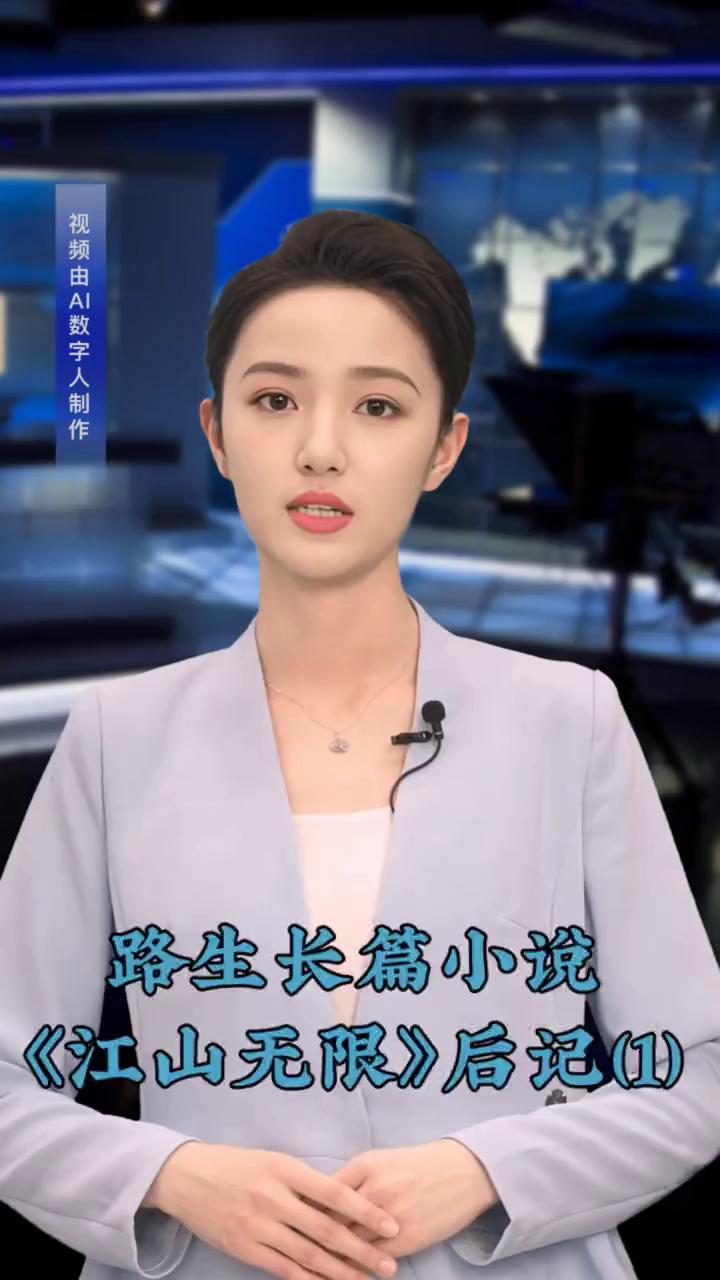 路生长篇小说《江山无限》后记(1)。
让一群人说话远不如让一片土地开口来得真实而