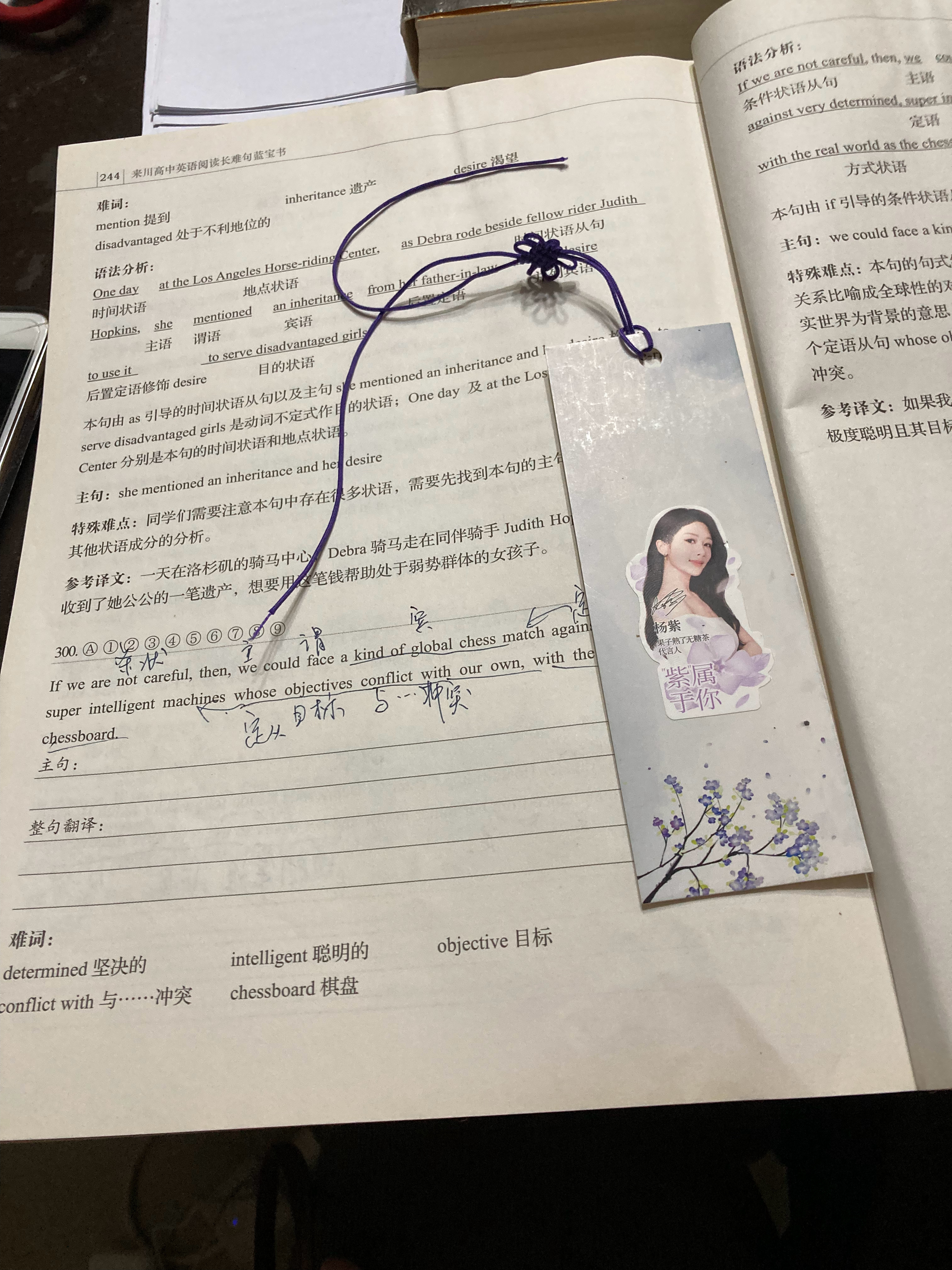 杨紫家业 [心] 特别陪伴杨紫李祯150天  读书打卡第34天《阅读长难句蓝宝书