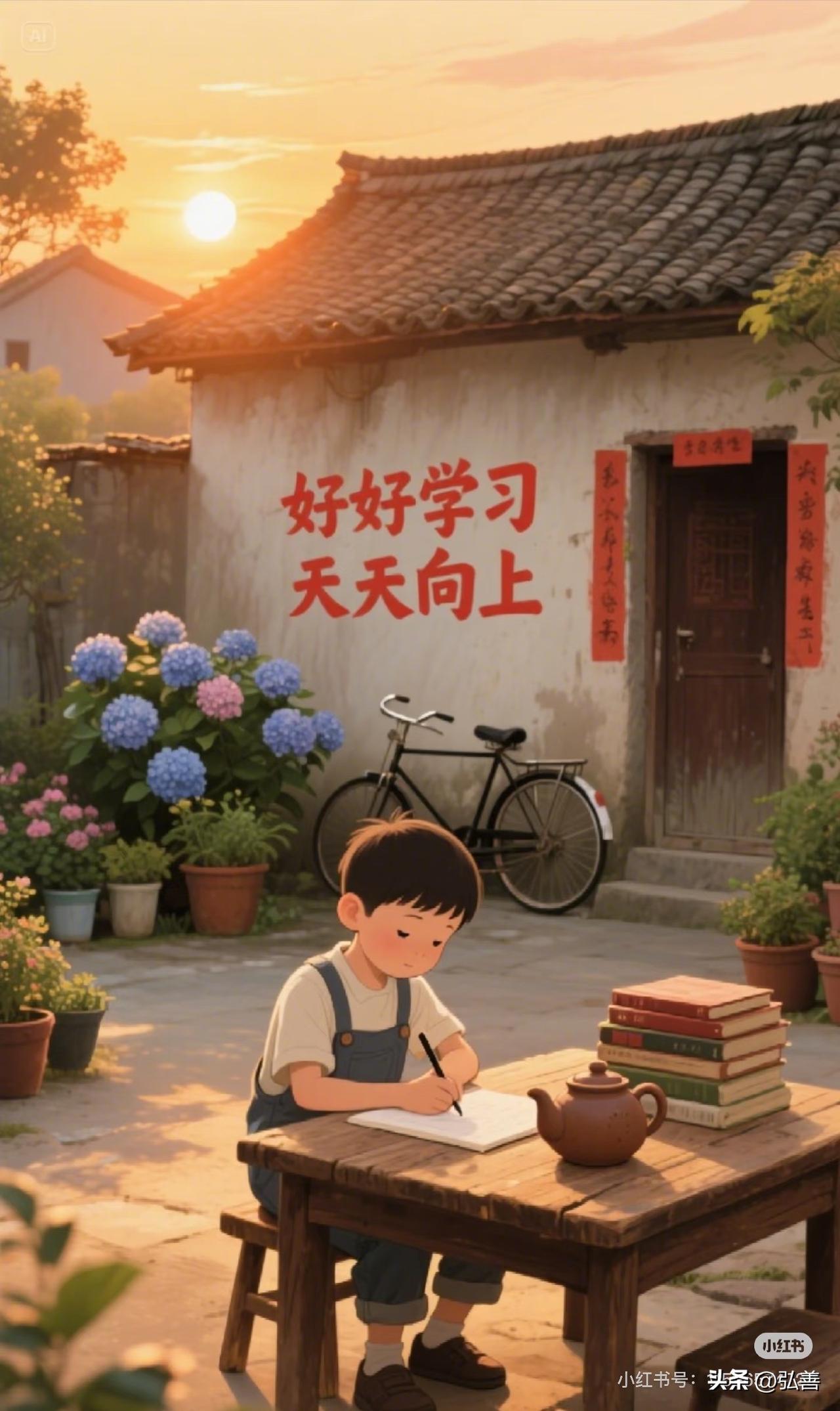 跟孩子说“好好学习，长大后将来报效祖国”，这话虽然朴实，却意义非凡。就像袁隆平爷