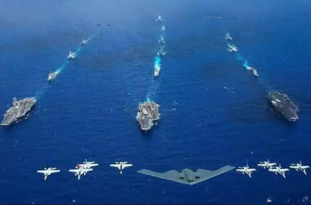 美国三艘航母到位，全到亚太了。俄乌战争不管了，巴以冲突不管了，红海航运也没精力了