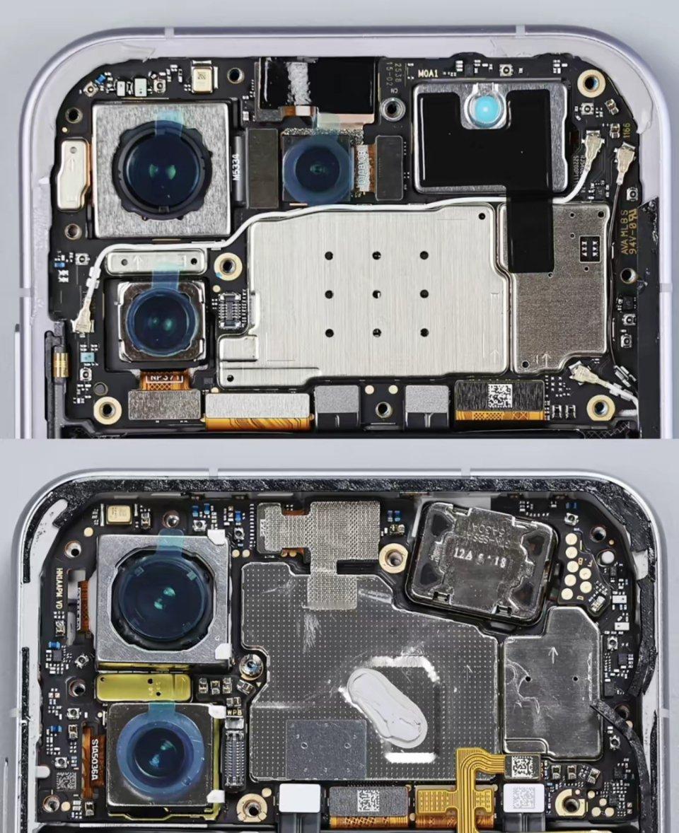 红米 K90 内部主板区域和荣耀 WIN 相比，谁的做工更精细，谁更舍得下成本呢