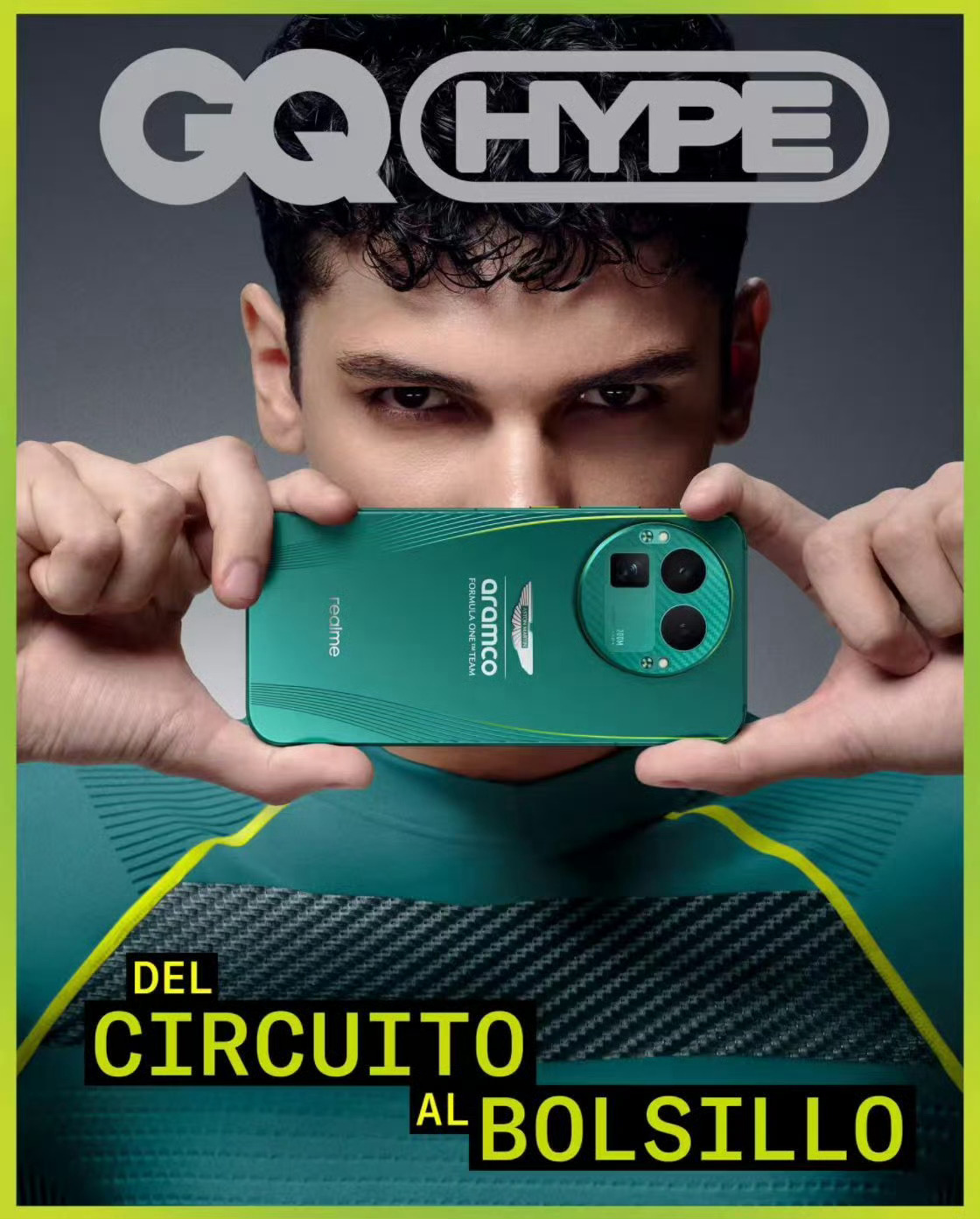 阿斯顿马丁 F1 限量版❤️登陆海外 GQ 杂志封面，今年目前最帅的联名定制手机