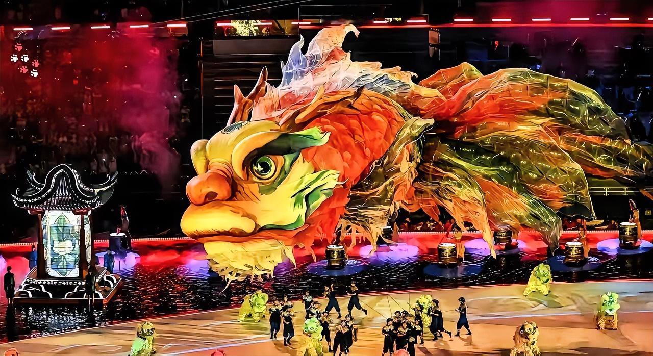 这下彻底懂了！
国际奥委会主席怕是要拍大腿。
原来开幕式的高级感，根本不用靠
堆