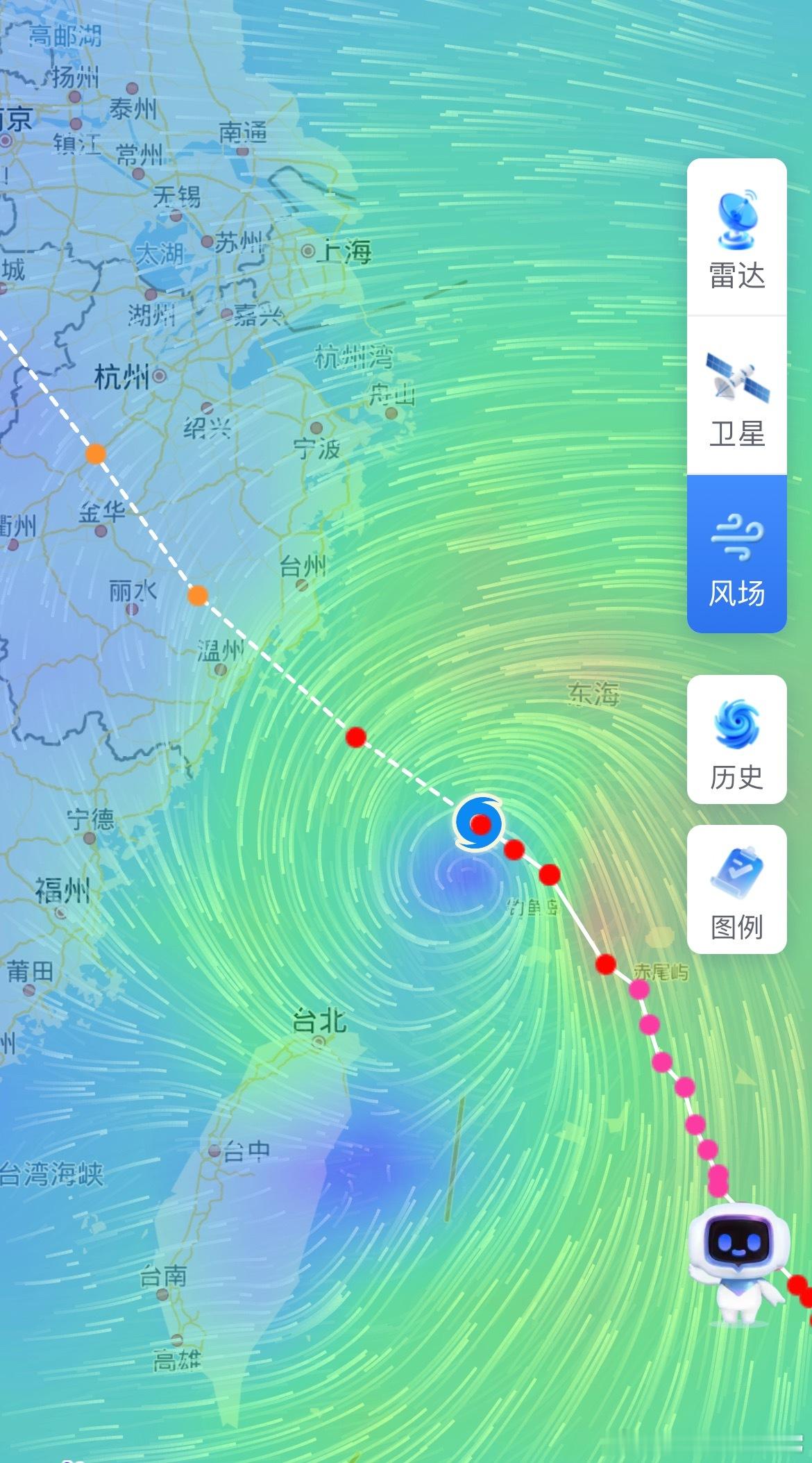 上海目前风平浪静 稍微有点小风 应该整体没太大影响台风巴威十级风圈抵达浙江
