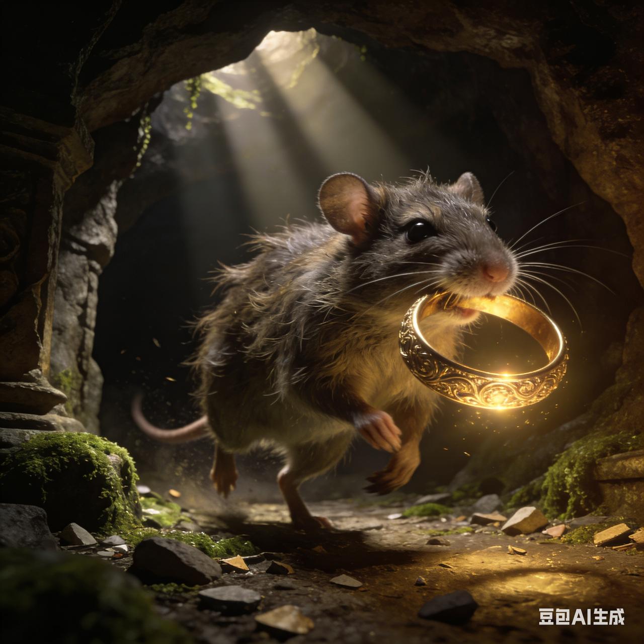 竹山曾有一位老婆婆。一天，她发现自己的金手镯不见了。家里只有她和儿媳妇两个人，这