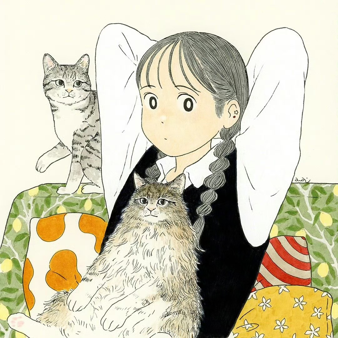 夏日企画壁纸头像 插画分享｜Awaiwaiwai 治愈淡彩 静谧时光 
