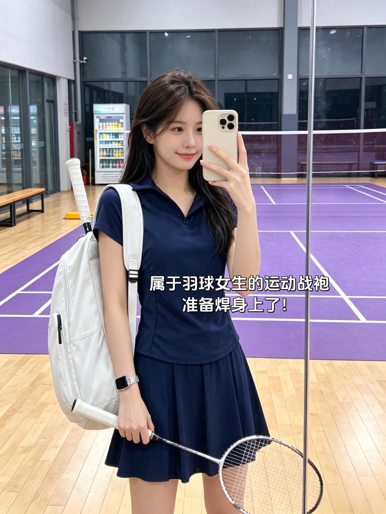 属于羽球女生的运动战袍
准备焊身上了！