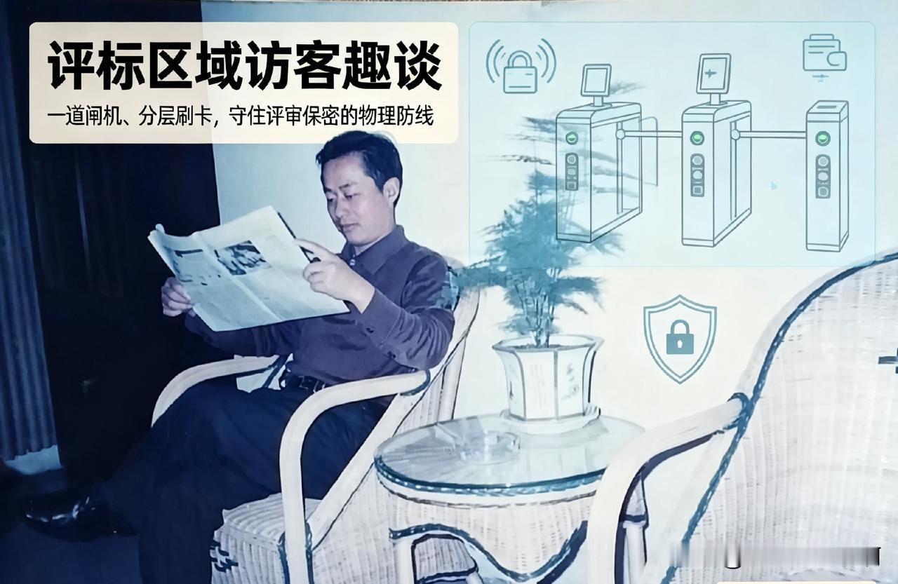 评标区域访客趣谈：一道闸机、分层刷卡，守住评审保密的物理防线
 
————笔者a