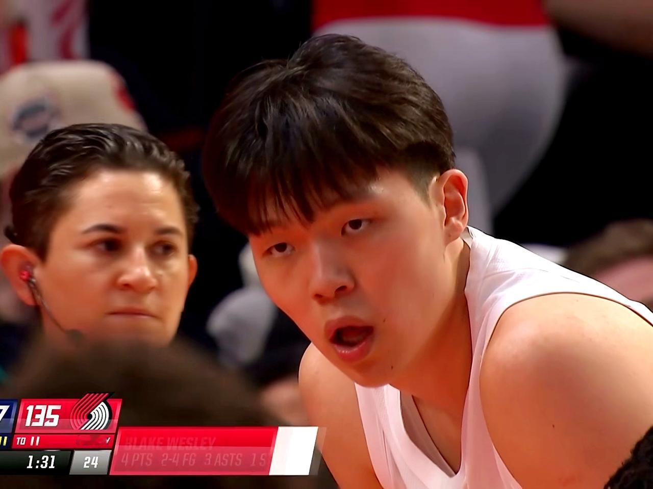 开拓者结束6连败，杨瀚森一表现征服全场

今天，开拓者以135:115战胜灰熊队