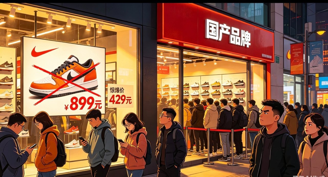 哈尔滨雅青秋之韵牛博原价899的耐克降至429消费者仍不买账多款原价899元的耐