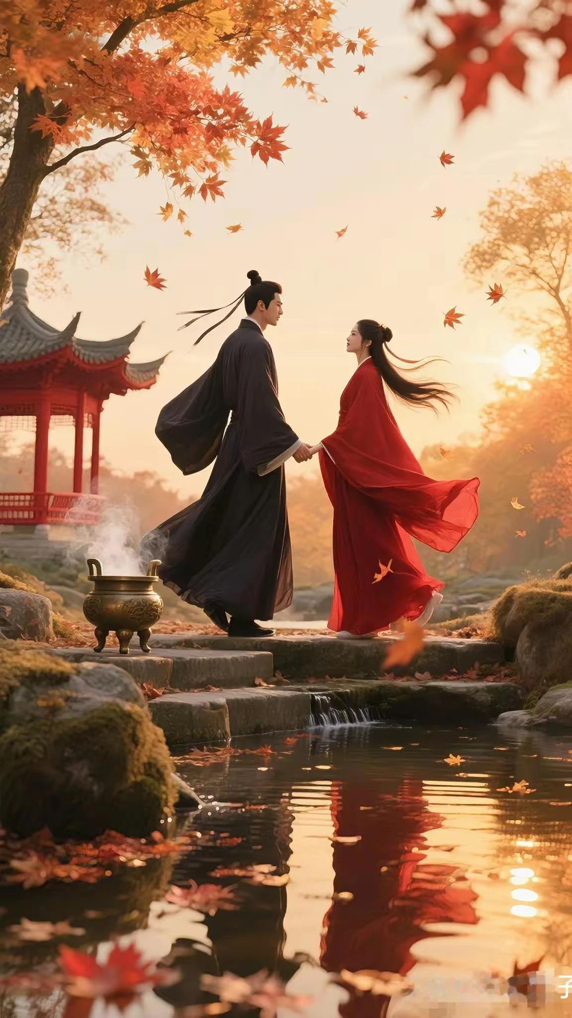 上联：尘缘似梦终须散
下联：金玉良姻一场空