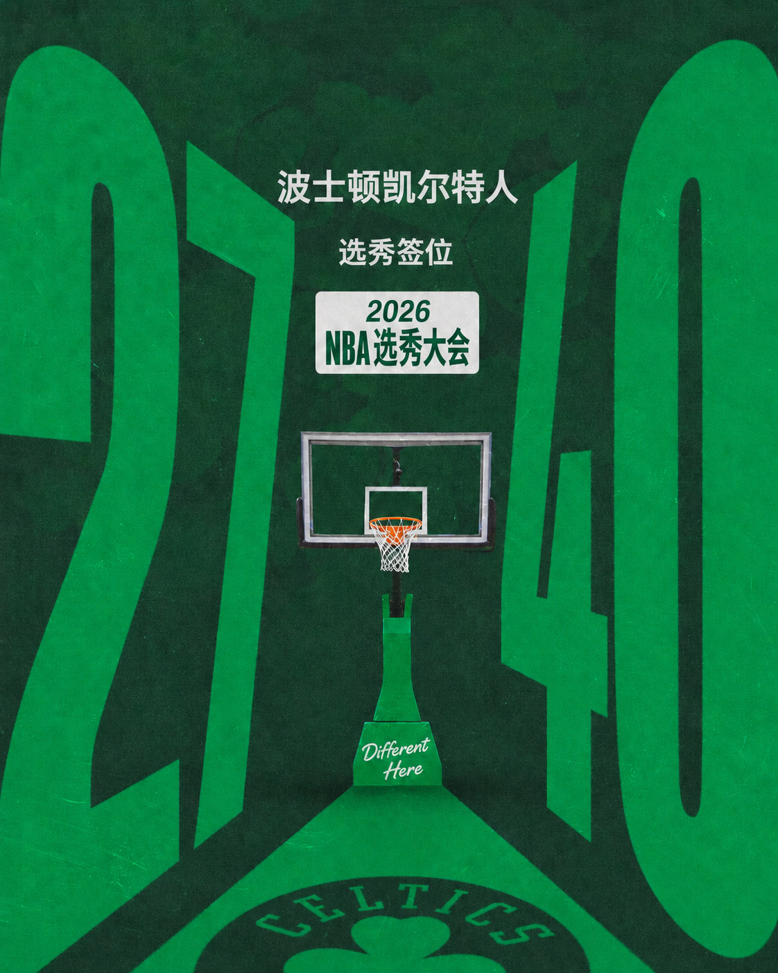 选秀大会马上开始，在今年选秀大会上我们拥有第27和第40顺位波士顿凯尔特人 ｜D