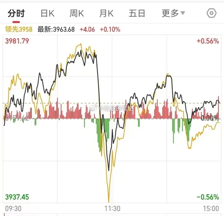 今天大盘出现一个恐慌动作，大家都担心的不得了，但是到了下午，大盘又稳住了，虽然大