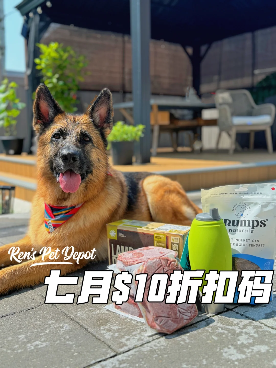 Ren’s Pets七月$10🔪折扣码：JUPI24JUL