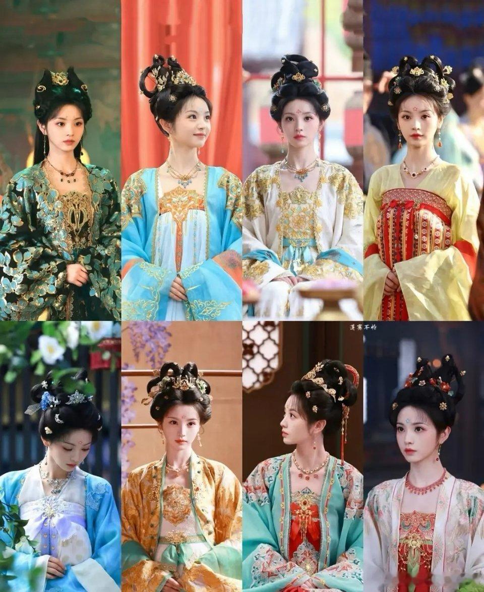 妆造半永久，无刘海必高颅顶原则 