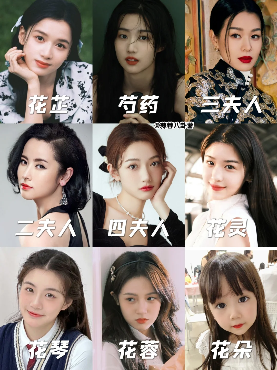 惜花芷女子认脸图鉴🌸