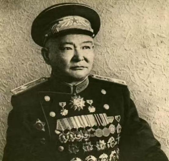 看清这个胸前挂满勋章的人，他是中华民族的罪人，就是他和外人勾结，把外蒙古硬生生推
