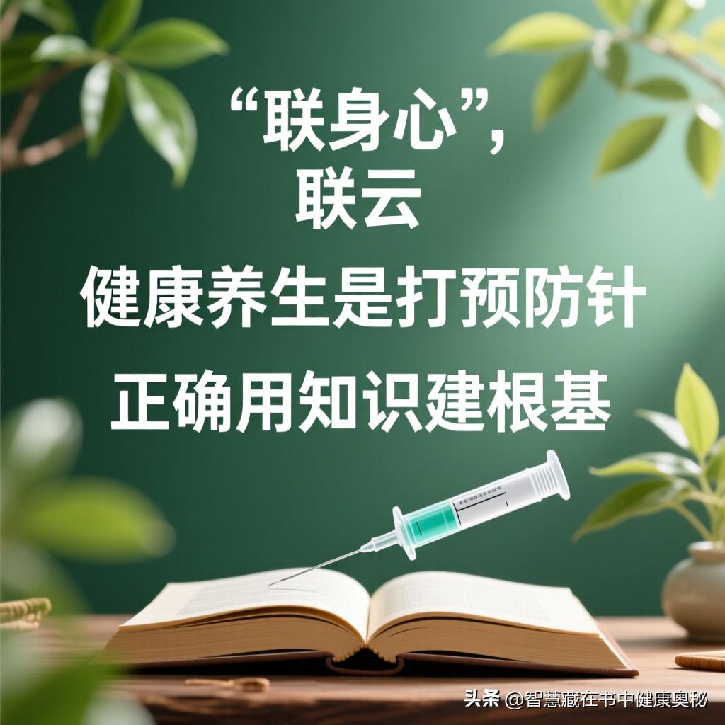 上联：健康养生是打预防针   下联：正确用知识建根基。
我的原创对联细解：健康身