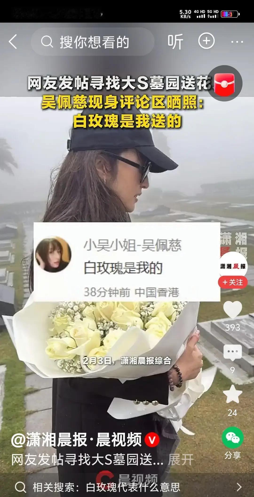 2026年2月2日，台北金宝山墓园下着细雨，大S徐熙媛逝世一周年当天，她的纪念雕