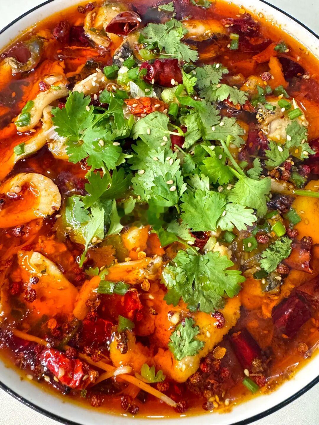 🔥水煮鱼这么做绝了！！一锅米饭都不够吃～