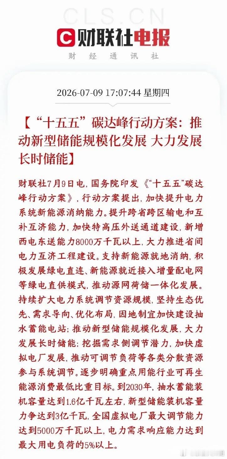 A股收盘后，储能板块迎来重磅政策性利好，板块有望走出反弹行情2025年末国内新型